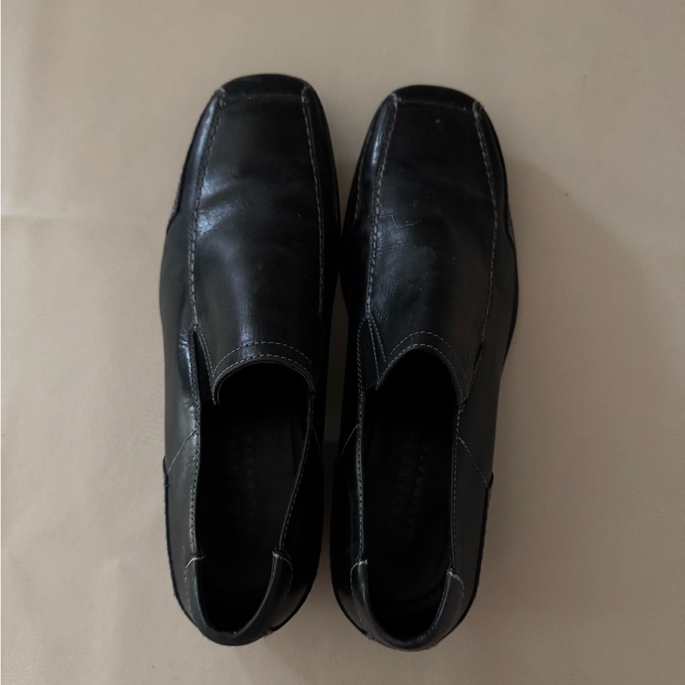 Black Leather Men's Shoes